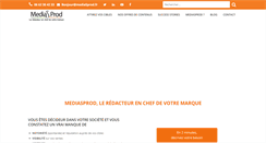 Desktop Screenshot of mediasprod.fr